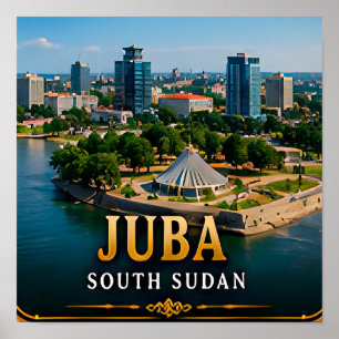 Poster Juba Nil Blanc et patrimoine du Soudan du Sud