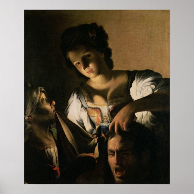 Poster Judith à la tête d'Holofernes, 1615 (Devant)