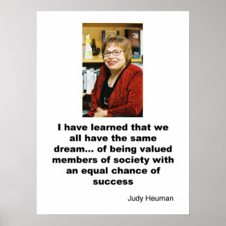 Poster Judy Heuman