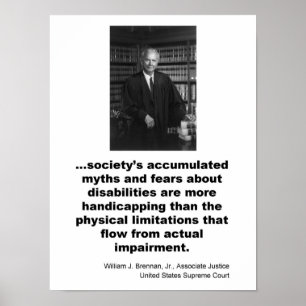 Poster Juge associé William J. Brennan, Jr.