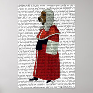 Poster Juge de Basset Hound plein