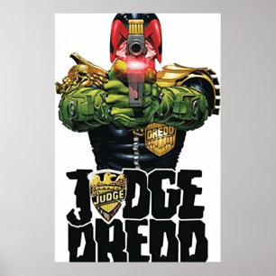 Poster juge dredd design art
