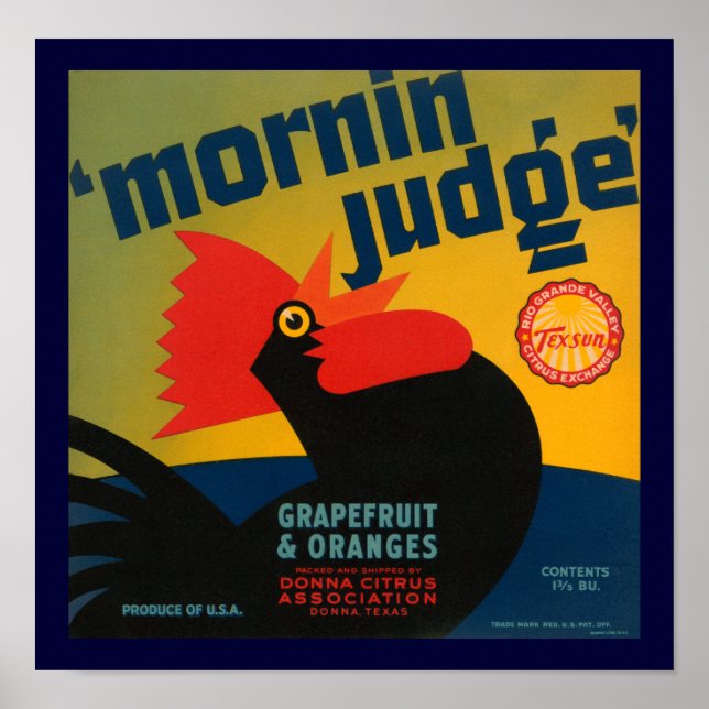 Poster Juge Mornin (Devant)