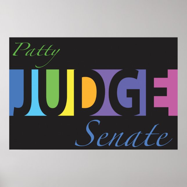 Poster Juge Patty pour le Sénat v3 (Devant)