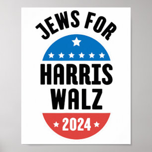 Poster Juifs pour Harris Wheimer 2024