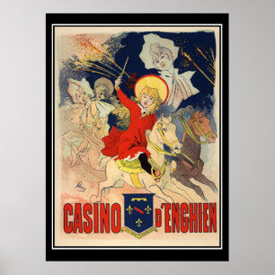 Poster Jules Cheret Casino D'Enghien Imprimer