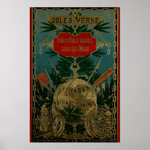 Poster Jules Verne Extraordinary Voyages