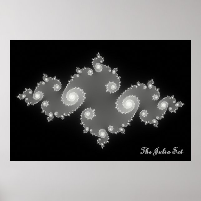 Poster Julia Set (Négatif) (Devant)