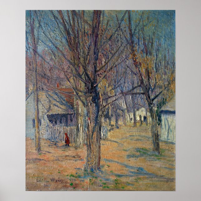 Poster Julian Alden Weir Connecticut Village (Devant)
