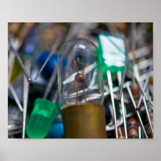 Poster Jumelage de pièces électroniques