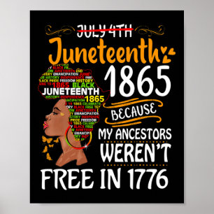 Poster Junet1 À Cause De Mes Ancêtres Melanin Black W