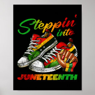 Poster Juneteenth Je Suis La Tempête Femmes Noires Mois D