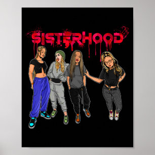 Poster Juneteenth sororité sœur amis de quartier