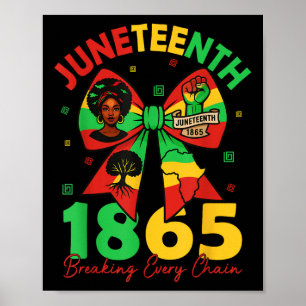 Poster Junetten Briser chaque chaîne depuis 1865 Coquett