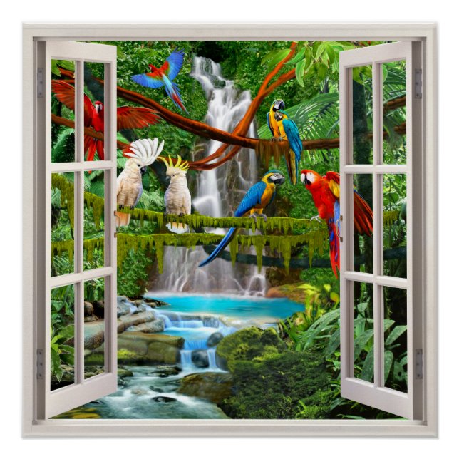 POSTER JUNGLE ENCHANTÉ (Devant)