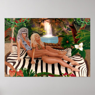 POSTER JUNGLE QUEENS CATFIGHT