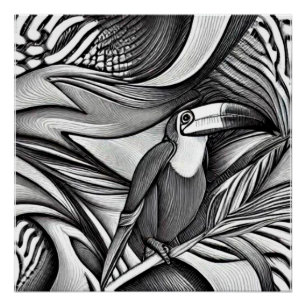Poster Jungle Toucan