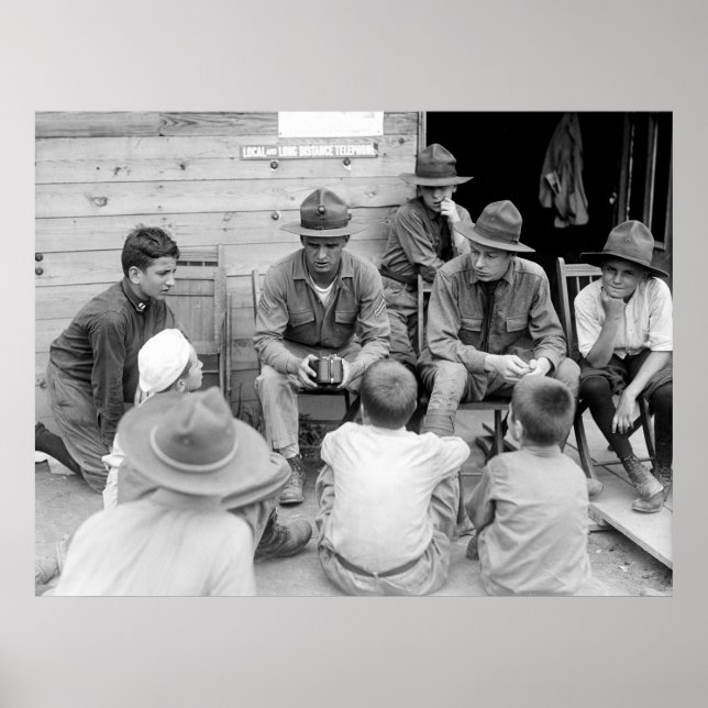 Poster Junior Marines : 1919 (Devant)