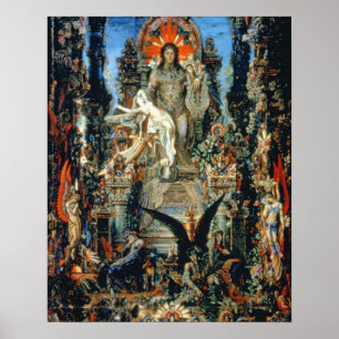 Poster Jupiter and Semele, 1894-95 (oil on canvas)