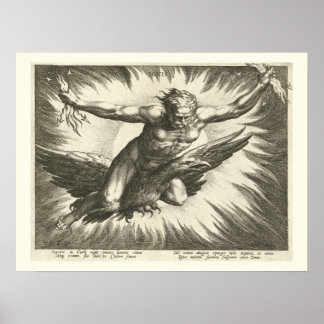 Poster Jupiter, Dieu romain, Mythologie, Déité, 16ème siè
