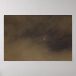 Poster Jupiter et les lunes de Galilée