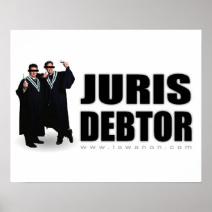 Poster "Juris Debtor" Imprimer