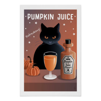 Poster Jus de citrouille