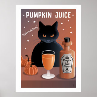 Poster Jus de citrouille