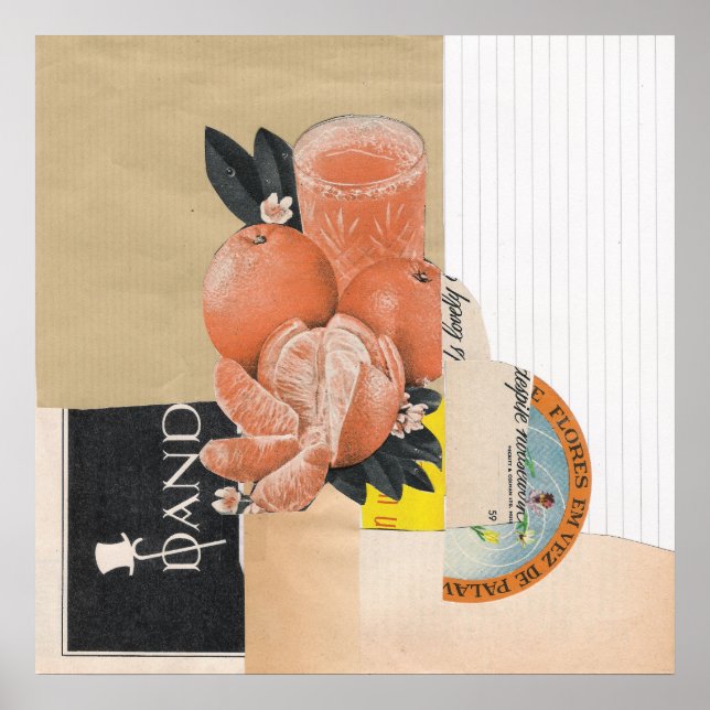 Poster Jus d'orange (Devant)