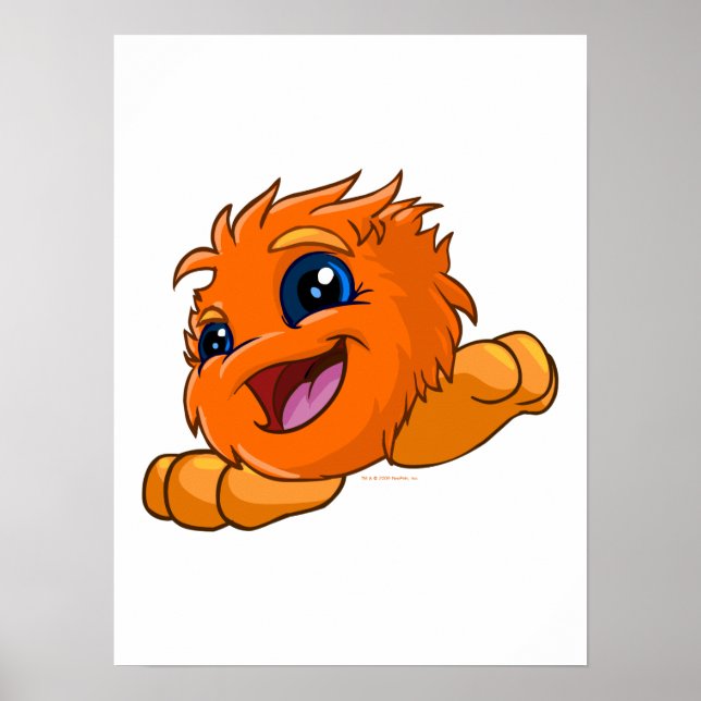 Poster Jus d'orange heureux (Devant)
