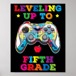 Poster Jusqu'À 5E Année Gamer Autisme Gamer Ck À L'École