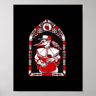 Poster Jusqu'à la mort Do Us Part Plague Doctor Classic L