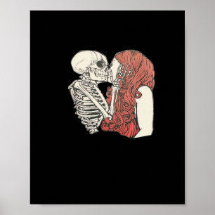 Poster Jusqu'à la mort faisons-nous partie de squelette A