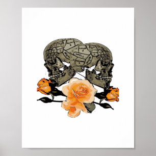 Poster Jusqu'À La Mort Faites-Nous Drôle Design Pour Hall