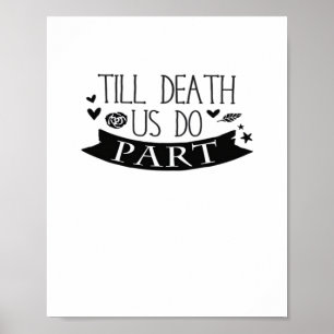 Poster Jusqu'à la mort Faites-nous partie Mariage Vows Cl