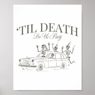 Poster Jusqu'à la mort Fêtons-nous Halloween Chelorette M