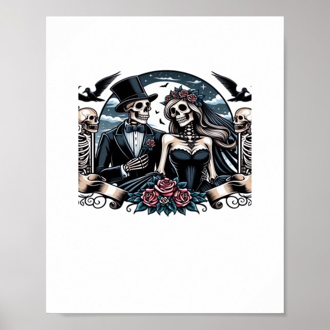 Poster Jusqu'à la mort nous séparons - Amour gothique (Devant)