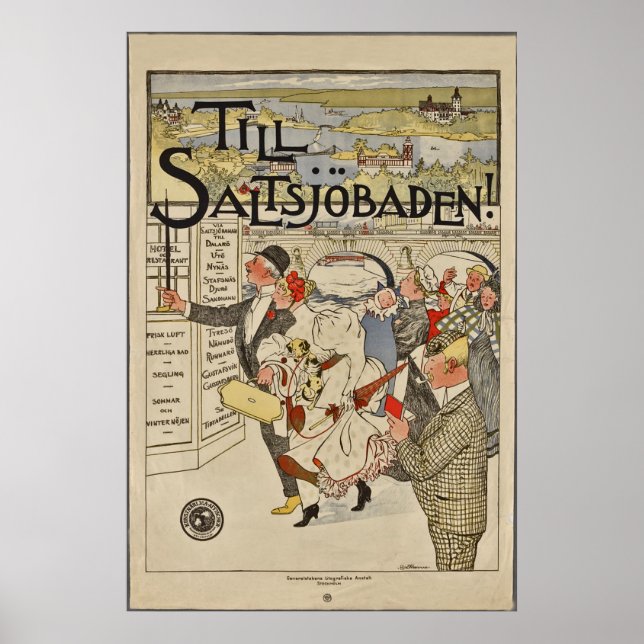 Poster Jusqu'à Saltsjöbaden ~ Se Vidare Länken. Elin West (Devant)