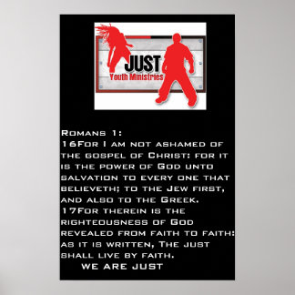 Poster "JUST"