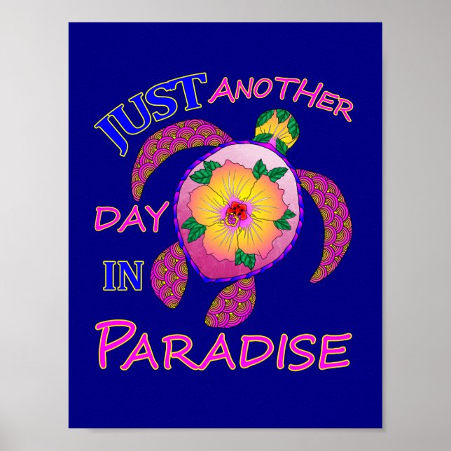 Poster Just Another Day à Paradise (Devant)