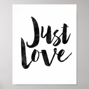 Poster Juste amour