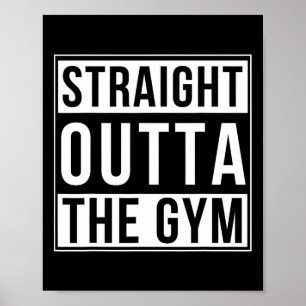 Poster Juste En Dehors De La Salle De Sport Funny Bodybui