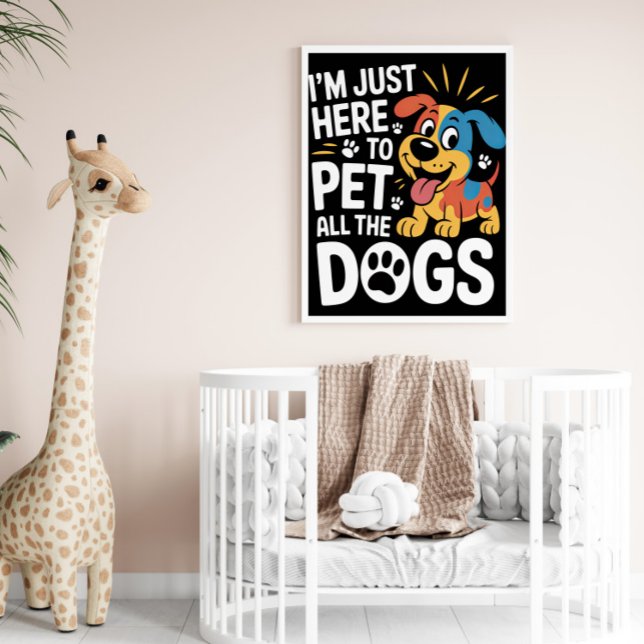 Poster Juste Ici Pour Animer Tous Les Chiens (Créateur téléchargé)