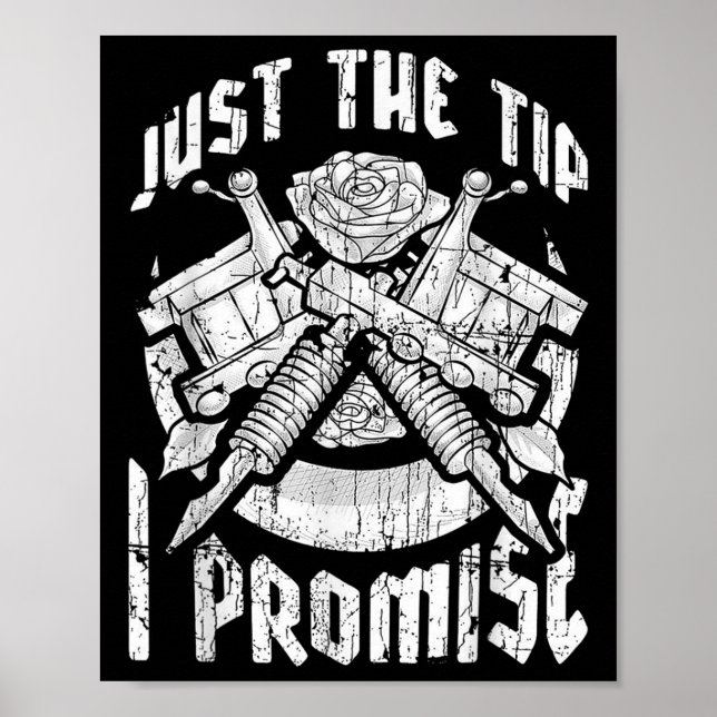 Poster Juste Le Conseil Je Promets Drôle Tatoueur De Tato (Devant)