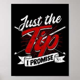 Poster Juste Le Conseil Que Je Promets - Snooker Et Bil D