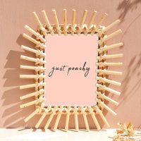 Juste Peachy | Script minimaliste moderne