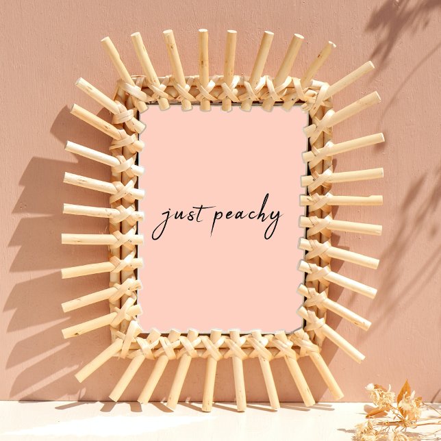 Poster Juste Peachy | Script minimaliste moderne (Créateur téléchargé)