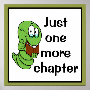 Poster Juste un chapitre de plus Bibliophile
