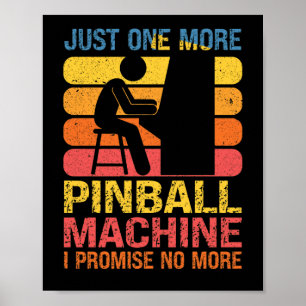 Poster Juste Un De Plus Pinball Machine Pinball Amateurs 