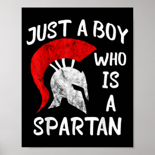 Poster Juste Un Garçon Qui Est Un Spartacus Spartiate Coû